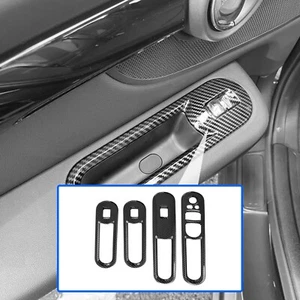 Cubierta de panel de interruptor de ventana de puerta para Mini Clubman F54 2016-2022 de fibra de carbono - Imagen 1 de 9