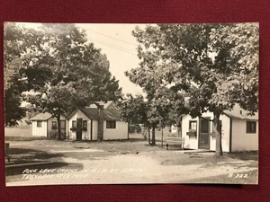 Vintage RPPC Photo Postcard Pine Lane on US 31 at 14th ST Traverse City Michigan - Imagen 1 de 4
