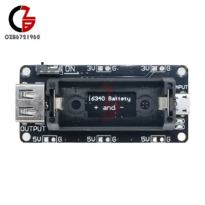 5V Micro USB 16340 lithium Battery Mobile Power Battery Shield Holder Module - Picture 1 of 12