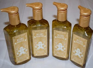 Lot Of 4 Bath & Body Works White Barn Merry Cookie Gentle Gel Hand Soaps NEW US3 - Picture 1 of 5
