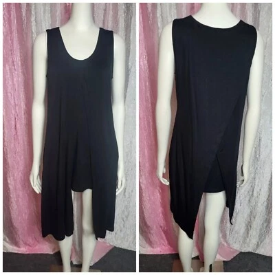 Vestido CAbi Little Negro Tanque Mini Elastizado Adjunto Superpuesto Talla Pequeña  Foto 1 de 4
