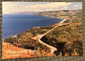 Vintage kontinentale Postkarte - Pleasant Bay auf Cabot Trail, Cape Breton, Nova Scotia - Bild 1 von 2