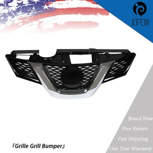 Grill Grille Bumper Replacement Upper Plastic For 2014 2015 Nissan Rogue - Imagen 1 de 5