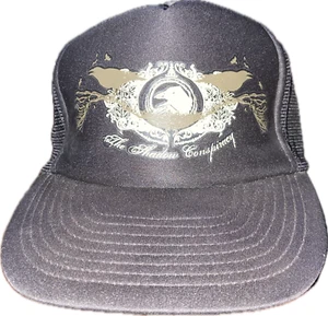 SHADOW CONSPIRACY TRUCKER HAT BMX BIKE VANS SUBROSA BLACK RARE NEW - Picture 1 of 7