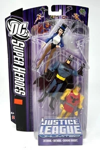 DC Super Heroes Justice League Unlimited 3 Pack Zatanna, Batman & Shining Knight - Bild 1 von 3