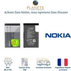 Original Batterie BL-4C Nokia 5100 - 5730 XpressMusic -6100 - 6101 - 6103 - 6125 - Photo 1 sur 1