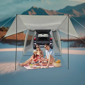 Accesorio portátil para carpa de coche para camping impermeable toldo de coche tienda al aire libre - Imagen 1 de 17