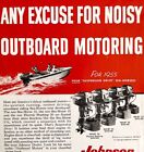 Johnson Seahorse Outboard Boat Motor Advertisement 1955 Fishing DWS6E