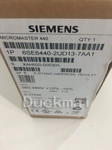 1pz Nuovo Siemens 6SE6440-2UD13-7AA1 Convertitore di Frequenza Spedizione Rapida - Foto 1 di 1