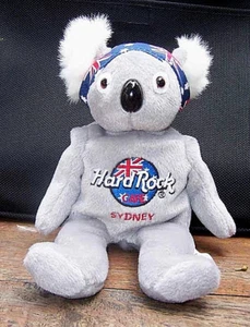 SYDNEY HERRINGTON AUSTRALIA BANDERA BANDANA GORRO OSO KOALA 04 Hard Rock Café WT - Imagen 1 de 2