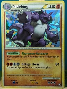 POKEMON - Triumph - Nidoking - 6/102 - SHATTERFOIL HOLO - alemán - Imagen 1 de 2