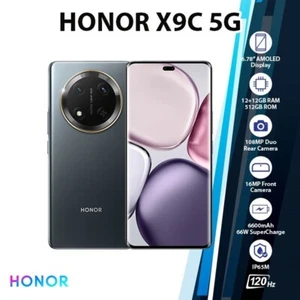 HONOR X9c 5G Android Cell Phone (Black/12GB+512GB/Dual SIM/ Unlocked/NEW) - Picture 1 of 6
