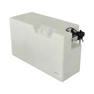 Frischwassertank mit Pumpe 12V 3,8 L/min Kanister 32 49 L weiß Einbau Wohnmobil - Bild 1 von 25