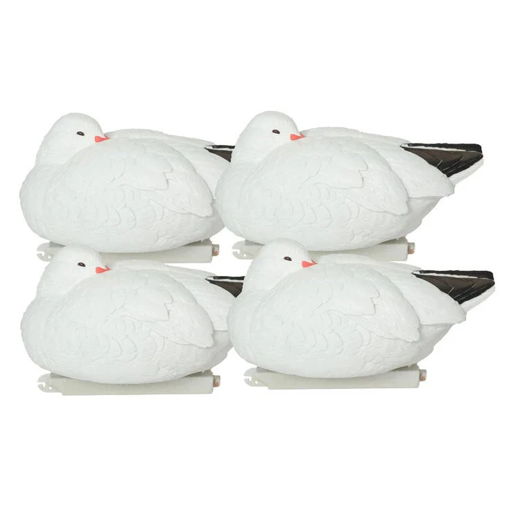NEW AVERY GREENHEAD GEAR GHG PRO GRADE SNOW GOOSE SLEEPER FLOATER DECOYS 4 PACK - Image 1 of 1