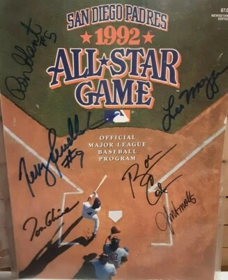 Atlanta Braves Autographed 1992 All Star Game Program - Image 1 of 4