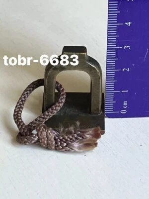 Selo de bronze antigo chinês da dinastia Qing - Imagem 1 de 4