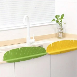 Sucker Sink Divider Banana Leaf Shape Water Baffle Bar Household Products - Picture 1 of 11