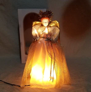 FIGURA DE ÁNGEL PORCELANA DE 11" ORO VICTORIANO DE ORO SILVESTRI DE COLECCIÓN - Imagen 1 de 23