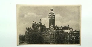 Vintage Leipzig Neues Rathaus Lithograph Postcard Divided Back Germany - Picture 1 of 2
