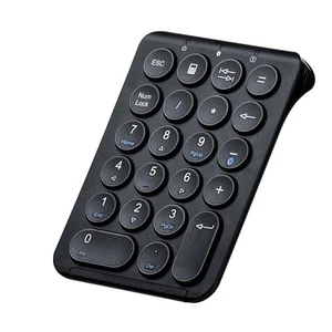 Bluetooth Numeric Keypad, Rechargeable Wireless Ten Key Number Pad, 22-Key Po... - Picture 1 of 9