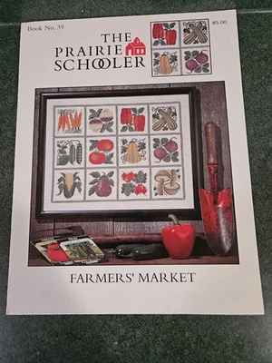 Prairie Schooler Farmers Market #39 cross stitch leaflet Cardstock - Image 1 of 2
