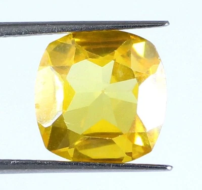 Srilankan Gelb Spinell 5.95 CT Natürlich Kissen Lose Edelstein Zertifiziert - Bild 1 von 4