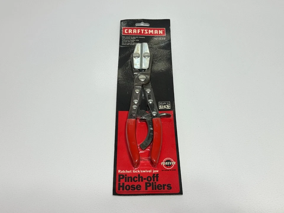 Nuevo de Lote Antiguo Craftsman 41839 EE. UU. 10" Bloqueo de Trinquete Mandíbula Giratoria Pinza Abrazadera de Manguera Alicates Foto 1 de 4
