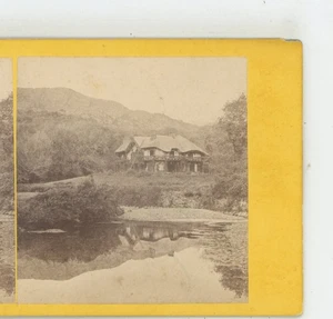 Lord Bantry Lodge Glengariff Irland Stereoview um 1870 - Bild 1 von 3