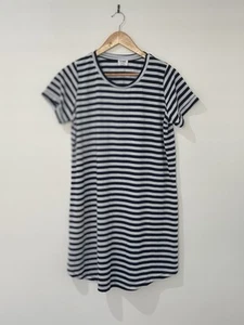 Cotton On dress womens m blue & white stripe t shirt dress short sleeves - Picture 1 of 9