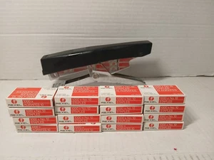Vintage Rexel Pince Agrafeuses Vulcan Stapling Plier 16 Boxes Of Staples - Picture 1 of 6