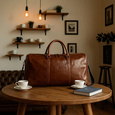 Weekender Herren Damen Reisetasche Vintage | Handgepäck Sport Business Tasche - Bild 1 von 4