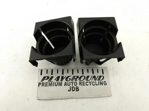 BMW 323ic E36 Set Of 2 Center Console Cup Holders Black Fits 1992-1999 92 93 94 - Picture 1 of 12