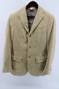 Polo Ralph Lauren Blazer Herren Large Cord Mantel Braun Klassisch Small - Bild 1 von 14