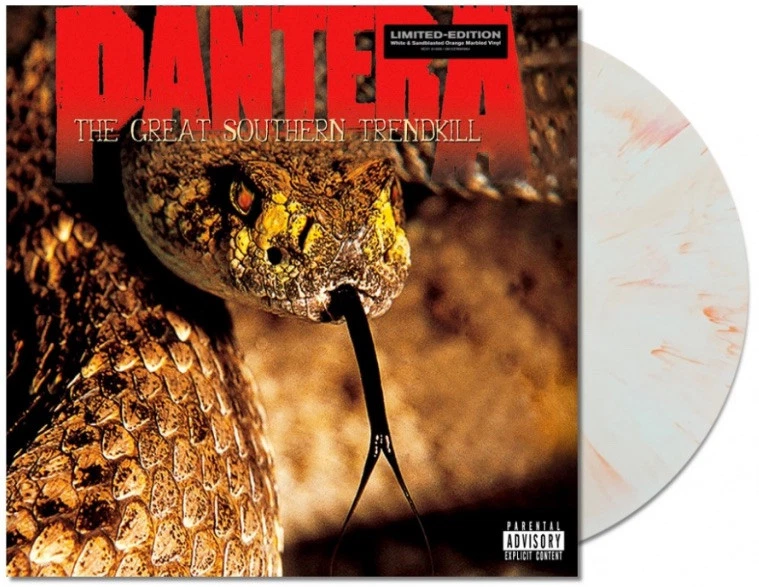 Pantera - The Great Southern Trendkill White / Orange Vinyl LP New Mint UK Stock - Image 1 of 4