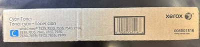 NEW SEALED Xerox WorkCentre Cyan Toner Cartridge 006R01516 *LOWEST PRICED* - Image 1 of 2
