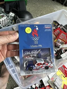 NASCAR ACTION Dale Earnhardt 1:64 Stock Car Toy #3 Olympics Atlanta 1996 Sealed - Picture 1 of 7