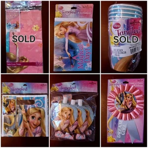 NIP Disney Tangled Rapunzel Party Supplies invitations bags ribbon YOU PICK - Picture 1 of 11