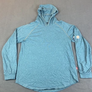 Bocomal Flame Resistant Hoodie Mens Large Blue Long Sleeve FRC2609 Workwear - Picture 1 of 10