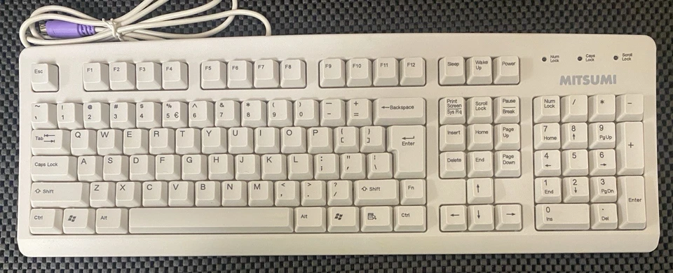 RARE | VINTAGE | Mitsumi Business Line PS/2 Keyboard – BRAND NEW IN BOX - Image 1 of 4