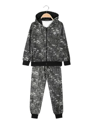 mg fashion studio Completo 3 pezzi da bambino con cappuccio e zip - nero - Immagine 1 di 4