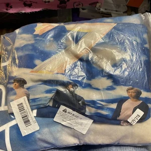 New BTS Bangtan Boys Duvet Cover Pillowcase Twin Set Bed Map of the Soul Tour - Picture 1 of 3