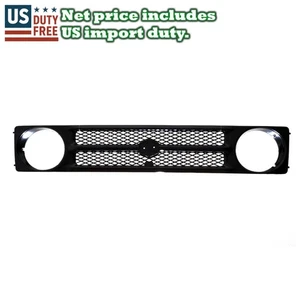 Mat-Black Front Grille Fits Suzuki Jimny Samurai Jeep Sierra SJ413 SJ413Q SJ413V - Picture 1 of 6