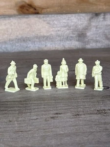 Vintage Zugset Figuren MAR Made In The USA Kunststoff Zug Personen Figuren - Bild 1 von 11
