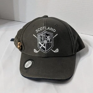 Heritage Headwear Schottland Mütze mit magnetischem Golfmarker und T-Shirt Halter Kappe - Bild 1 von 10