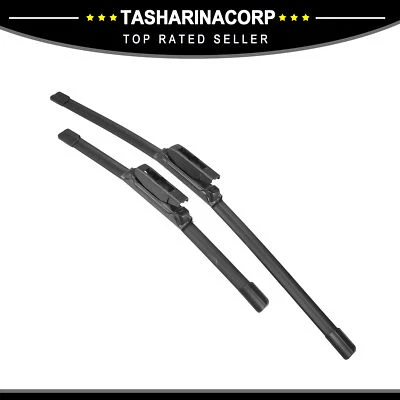 Piece of 2 22"+14" Front Windshield Wiper Blade fit for Smart Fortwo 2013-2017 - Image 1 of 4