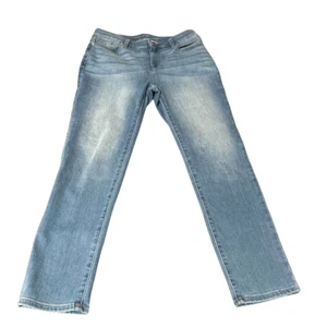 Jeans Chicos Perfect Stretch Girlfriend Talla S Azul Medio Lavado Tobillo Recto - Imagen 1 de 8