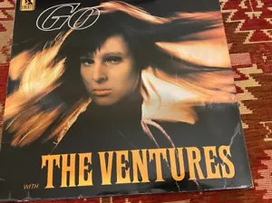 Ventures Go With the Ventures LP vinyl UK Liberty 1966 Stereo LP in flip back - Picture 1 of 5