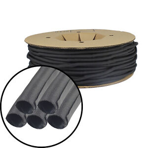 Cable Sheathing Split Braided Sleeve Mesh Wire Loom Power Hose Cabling Guard Lot