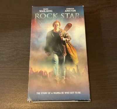 Rock Star 2001 VHS Tape Warner Bros 2001 Mark Wahlberg Jennifer Aniston - Image 1 of 4