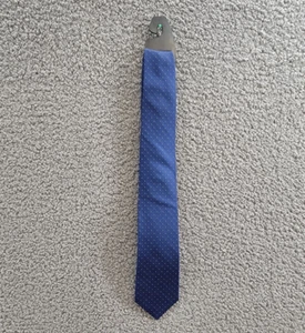 The Men's Store at Bloomingdale's Silk Dot Tie Men's One Size Navy Blue - Picture 1 of 15